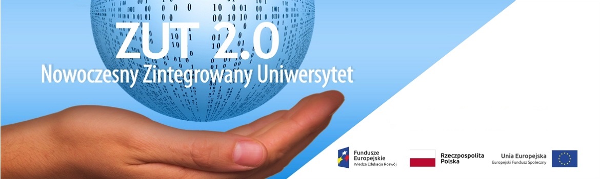 Logo projektu „ZUT 2.0 – Nowoczesny Zintegrowany Uniwersytet”